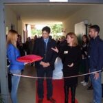 Inaugurazione sede, il presidente De Nisi e la Marzano